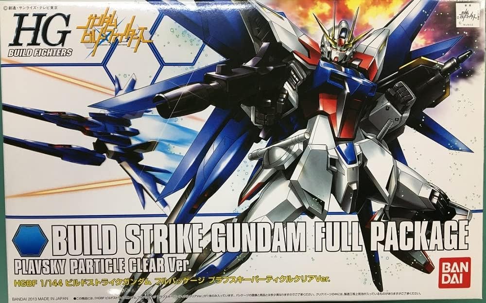 GAT-X105B/FP Build Strike Gundam Full Package Clear Blue Ver. box