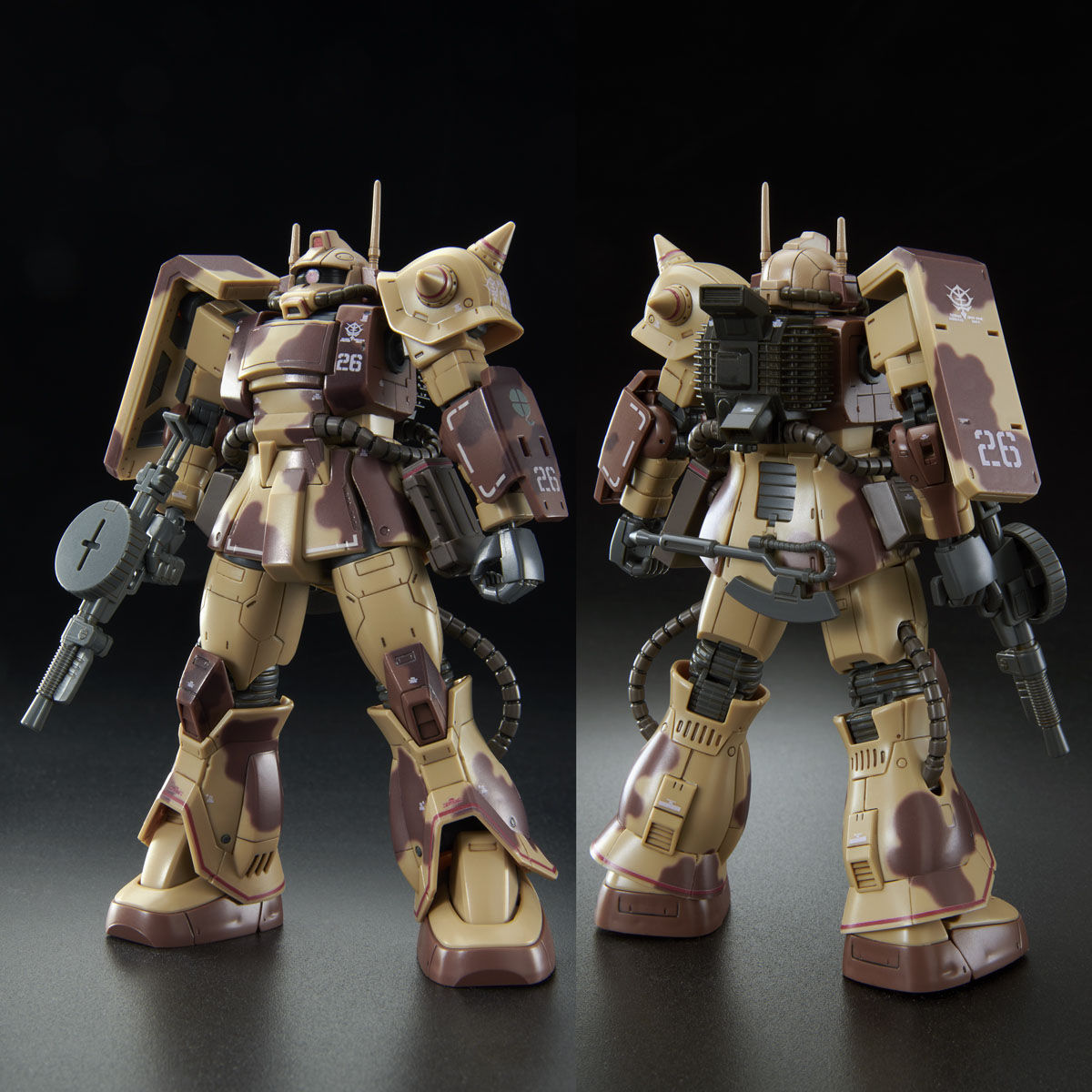 MS-06D Zaku Desert Type (Double Antenna Type) box