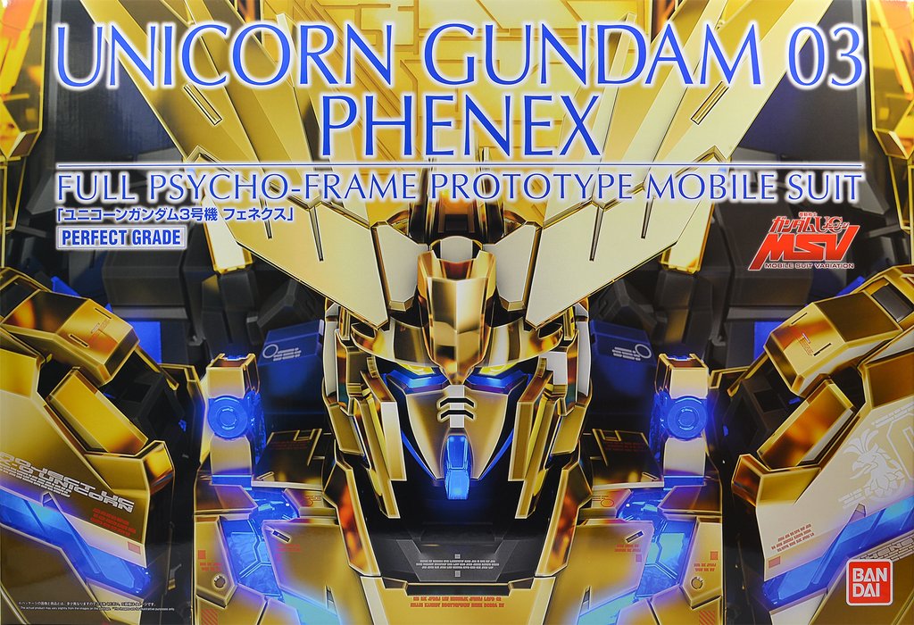 RX-0 Unicorn Gundam 03 Phenex box art